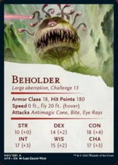 Beholder Art Card [Dungeons & Dragons: Adventures in the Forgotten Realms Art Series] | Chromatic Games