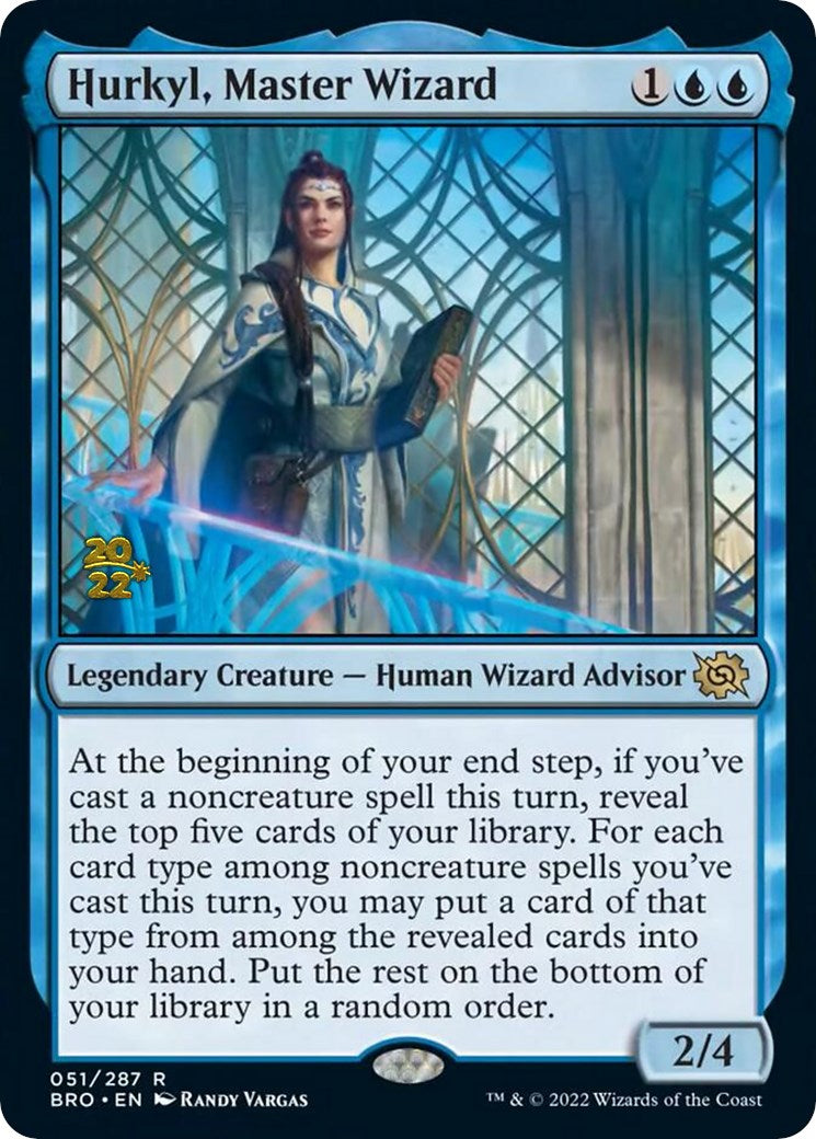 Hurkyl, Master Wizard [The Brothers' War Prerelease Promos] | Chromatic Games