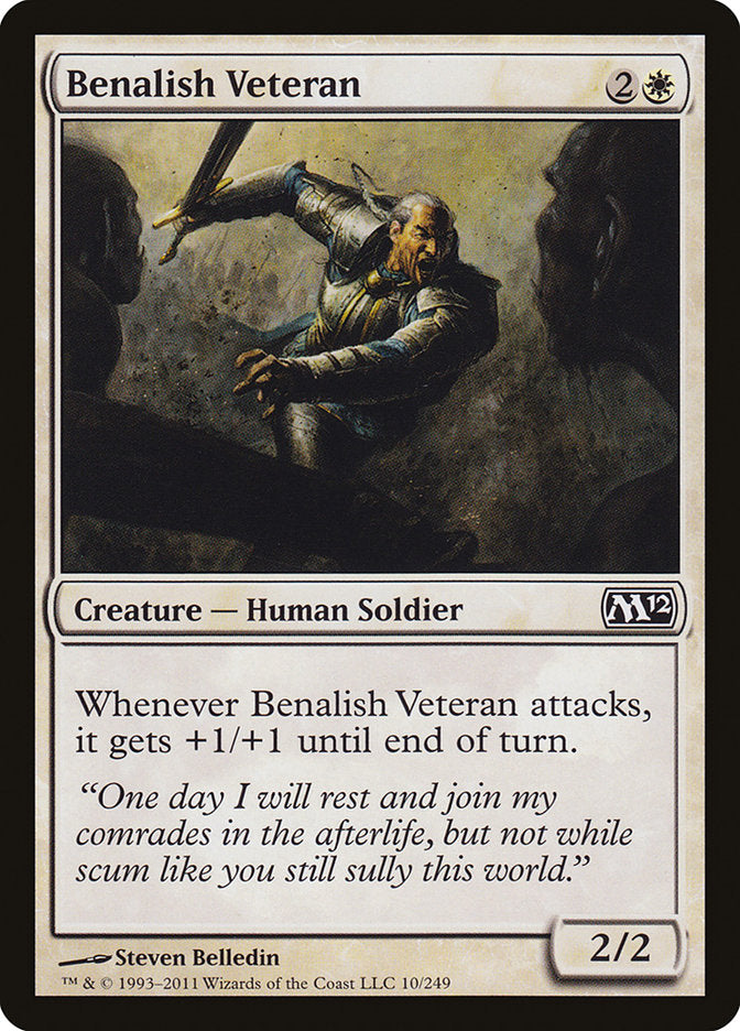 Benalish Veteran [Magic 2012] | Chromatic Games