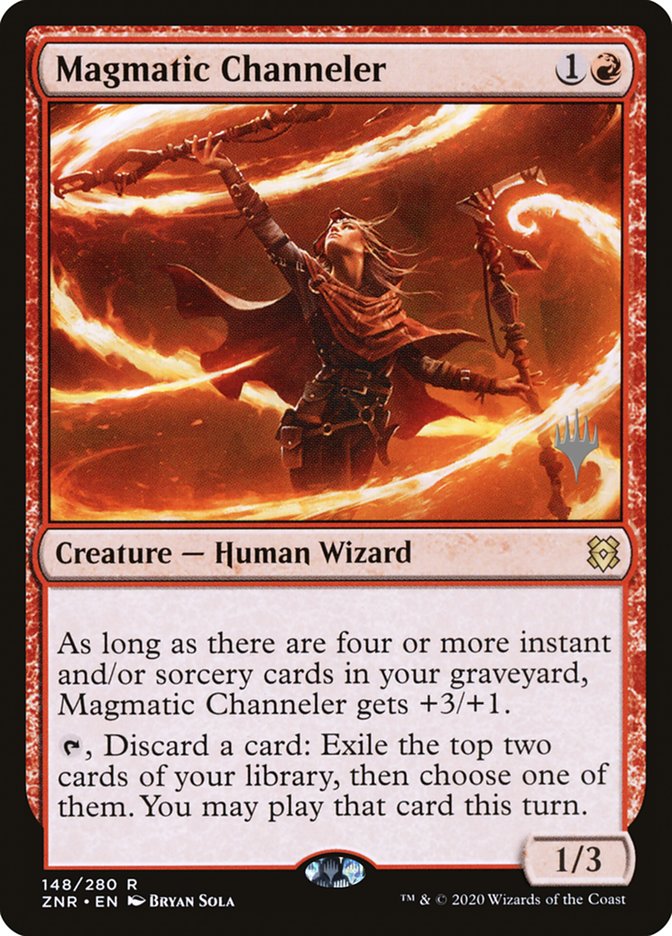 Magmatic Channeler (Promo Pack) [Zendikar Rising Promos] | Chromatic Games