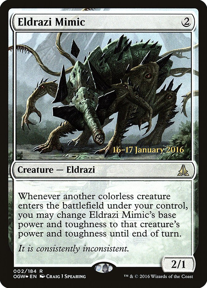 Eldrazi Mimic [Oath of the Gatewatch Prerelease Promos] | Chromatic Games