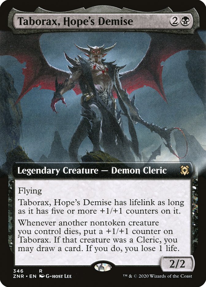 Taborax, Hope's Demise (Extended Art) [Zendikar Rising] | Chromatic Games