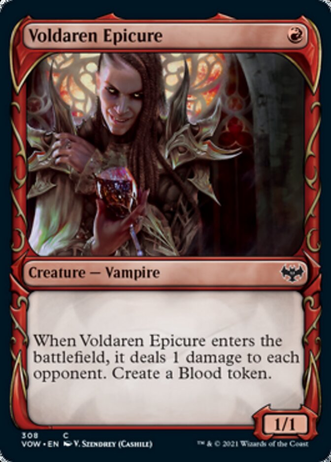 Voldaren Epicure (Showcase Fang Frame) [Innistrad: Crimson Vow] | Chromatic Games