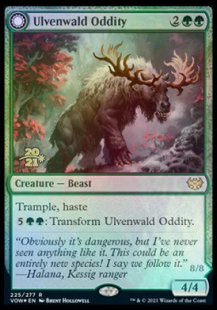 Ulvenwald Oddity // Ulvenwald Behemoth [Innistrad: Crimson Vow Prerelease Promos] | Chromatic Games