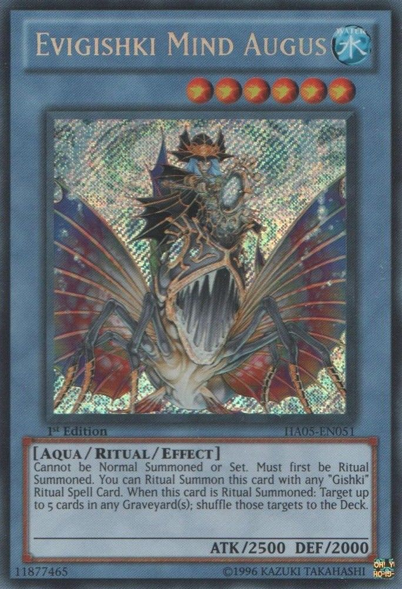 Evigishki Mind Augus [HA05-EN051] Secret Rare | Chromatic Games