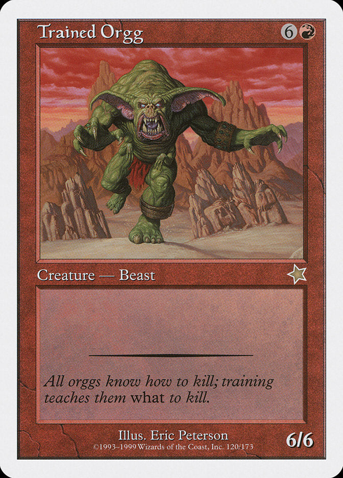 Trained Orgg [Starter 1999] | Chromatic Games