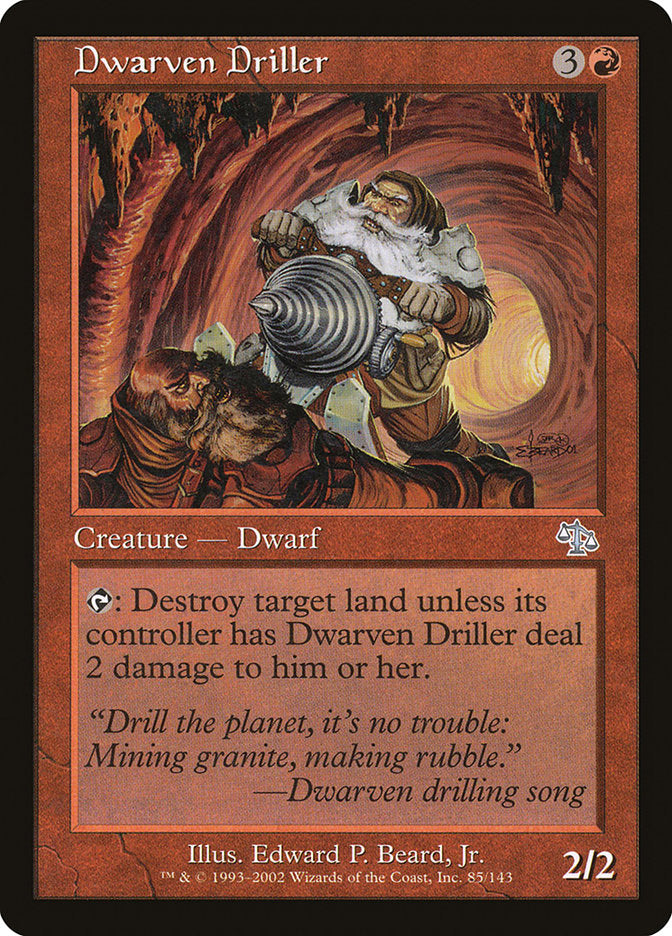 Dwarven Driller [Judgment] | Chromatic Games