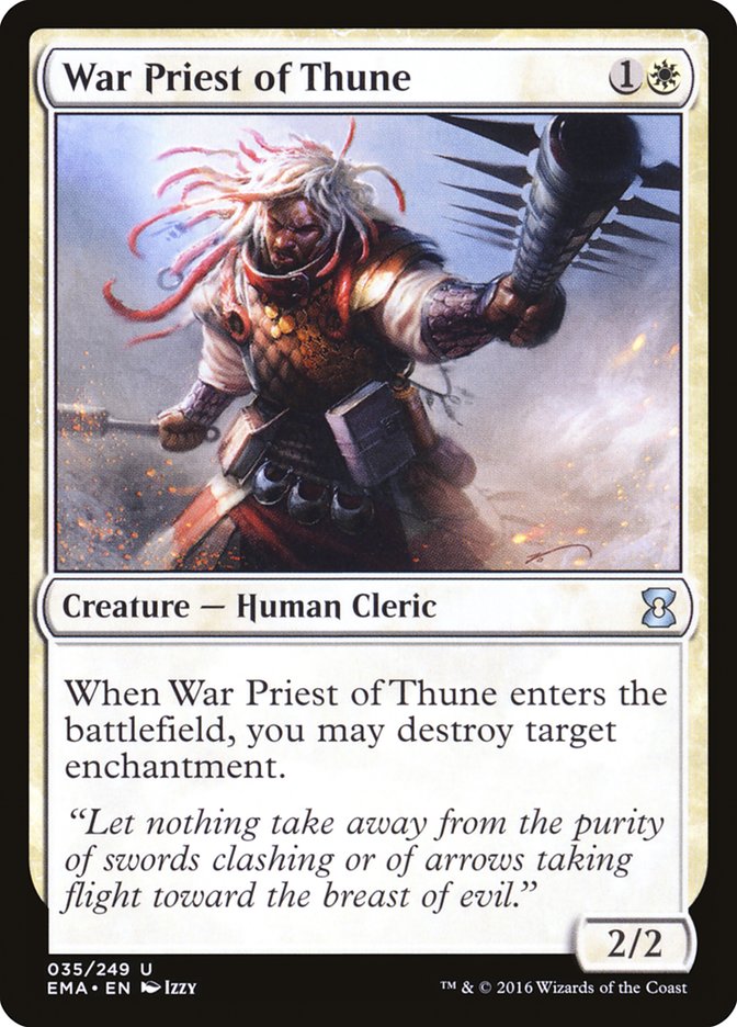 War Priest of Thune [Eternal Masters] | Chromatic Games