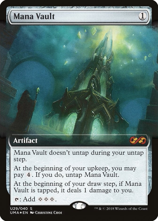 Mana Vault (Topper) [Ultimate Masters Box Topper] | Chromatic Games