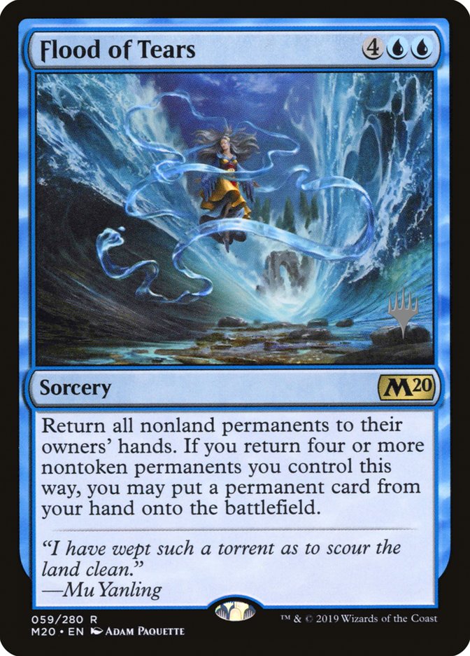 Flood of Tears (Promo Pack) [Core Set 2020 Promos] | Chromatic Games