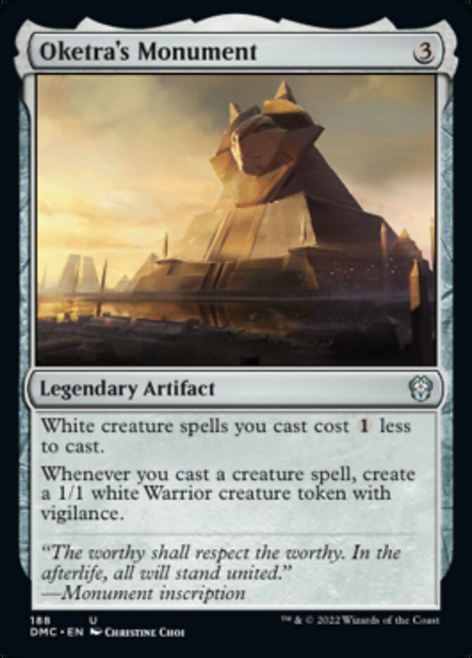 Oketra's Monument [Dominaria United Commander] | Chromatic Games