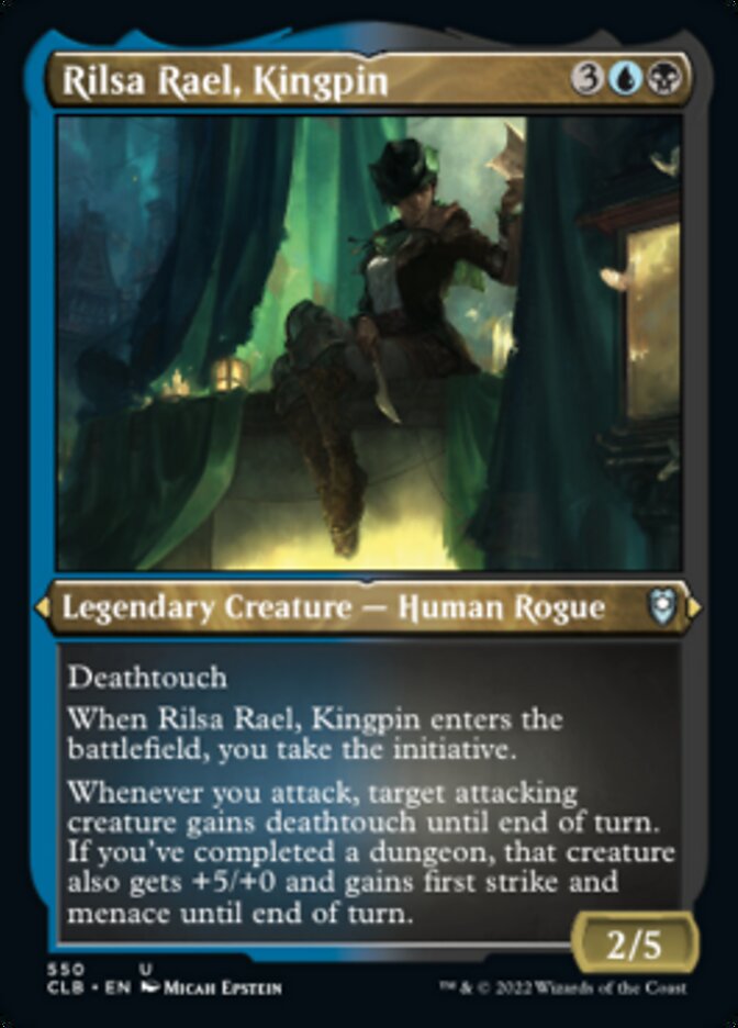 Rilsa Rael, Kingpin (Foil Etched) [Commander Legends: Battle for Baldur's Gate] | Chromatic Games