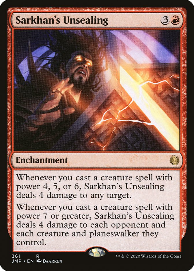 Sarkhan's Unsealing [Jumpstart] | Chromatic Games