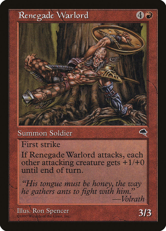 Renegade Warlord [Tempest] | Chromatic Games