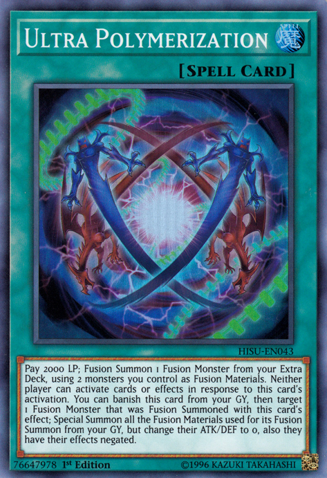 Ultra Polymerization [HISU-EN043] Super Rare | Chromatic Games