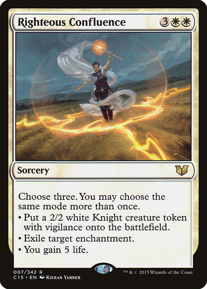 Righteous Confluence [Commander 2015] | Chromatic Games