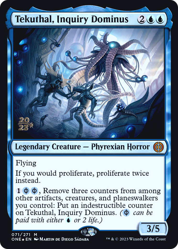 Tekuthal, Inquiry Dominus [Phyrexia: All Will Be One Prerelease Promos] | Chromatic Games