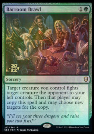 Barroom Brawl [Commander Legends: Battle for Baldur's Gate Prerelease Promos] | Chromatic Games