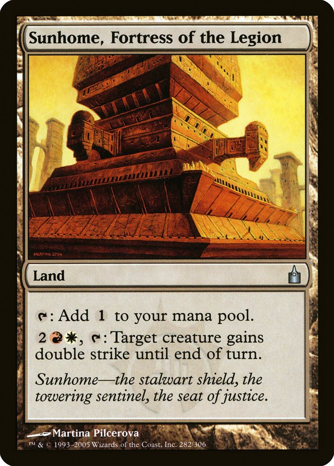 Sunhome, Fortress of the Legion [Ravnica: City of Guilds] | Chromatic Games