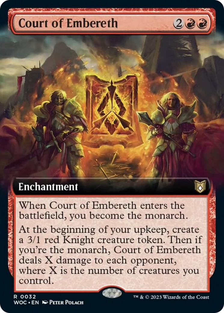 Court of Embereth (Extended Art) [Wilds of Eldraine Commander] | Chromatic Games