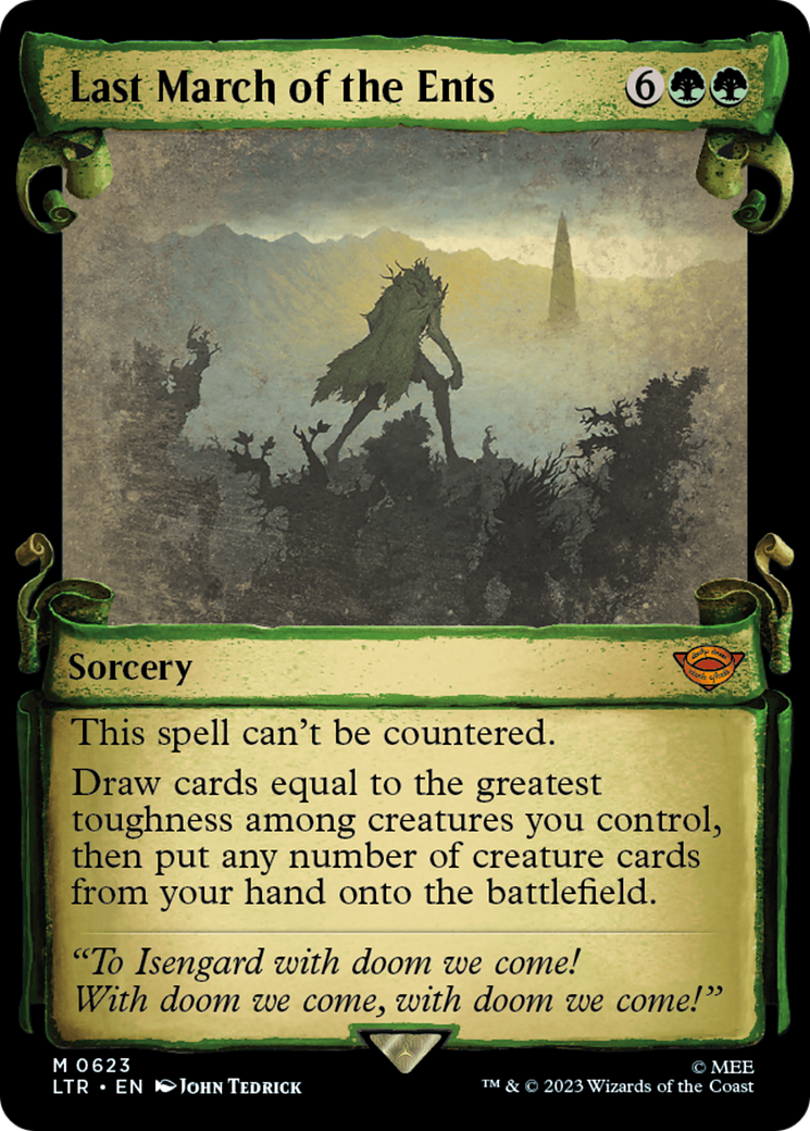 Last March of the Ents [The Lord of the Rings: Tales of Middle-Earth Showcase Scrolls] | Chromatic Games