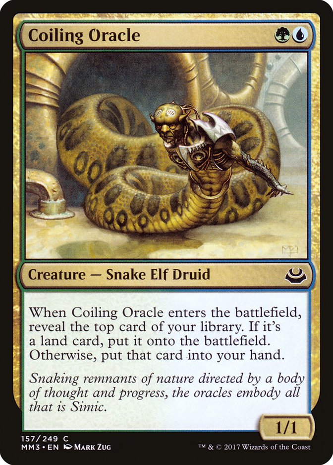 Coiling Oracle [Modern Masters 2017] | Chromatic Games