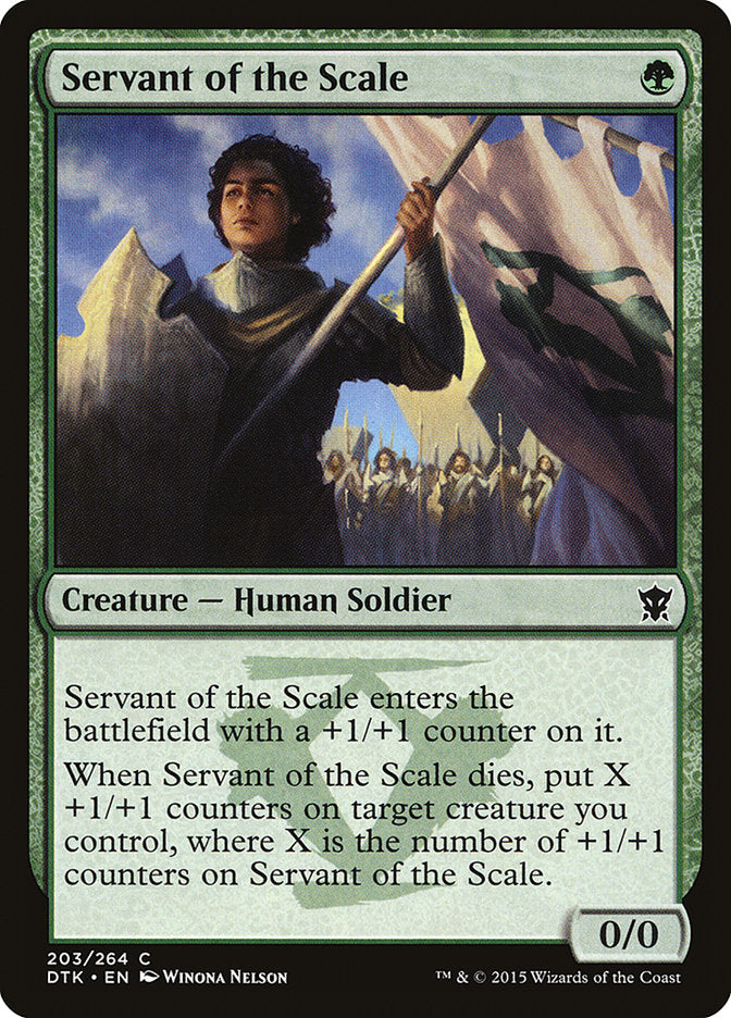 Servant of the Scale [Dragons of Tarkir] | Chromatic Games