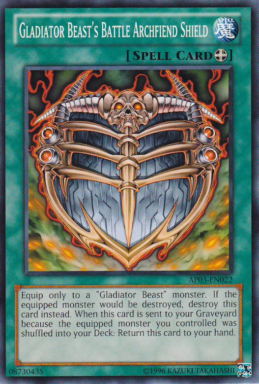 Gladiator Beast's Battle Archfiend Shield [AP03-EN022] Common | Chromatic Games