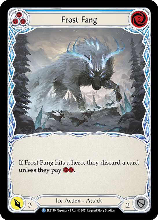 Frost Fang (Blue) [ELE150] (Tales of Aria)  1st Edition Normal | Chromatic Games