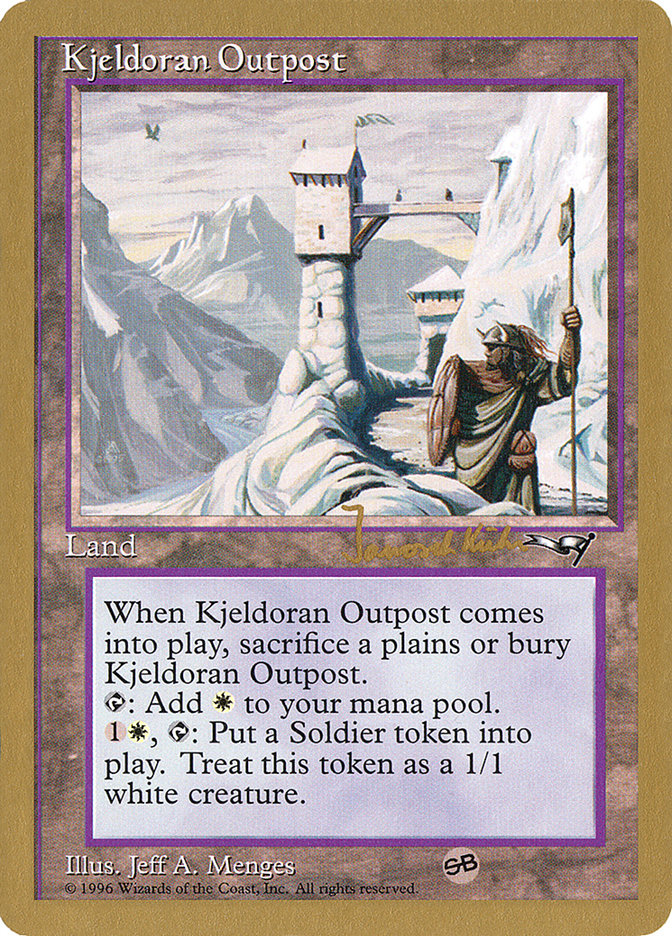 Kjeldoran Outpost (Janosch Kuhn) [World Championship Decks 1997] | Chromatic Games