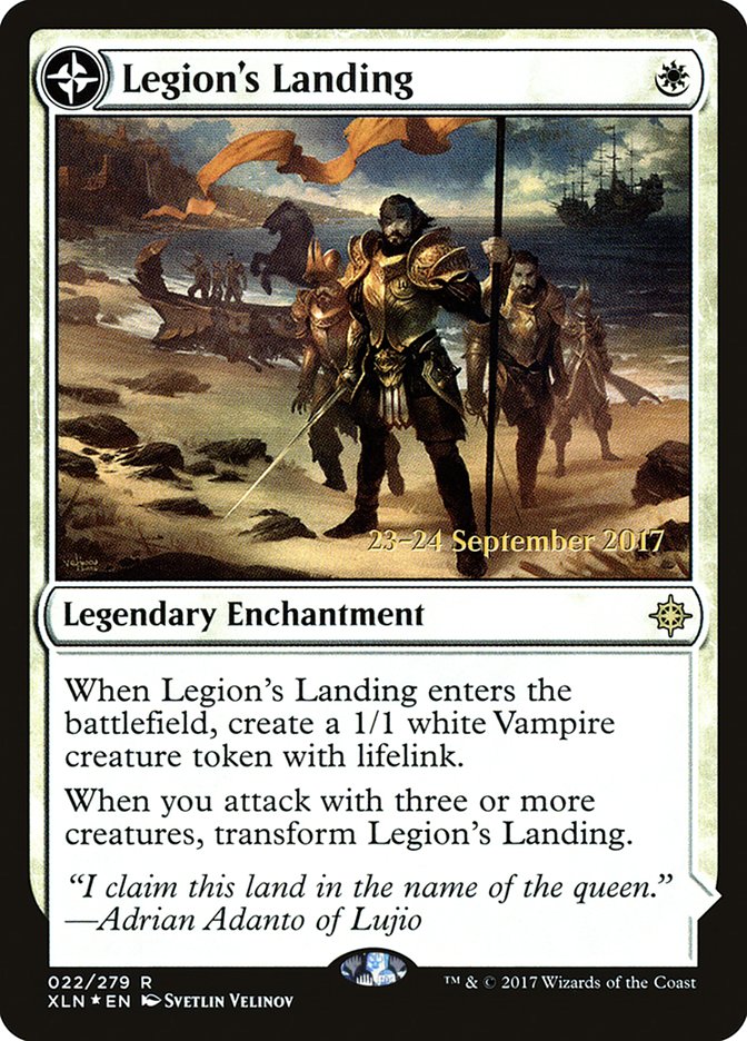 Legion's Landing // Adanto, the First Fort [Ixalan Prerelease Promos] | Chromatic Games