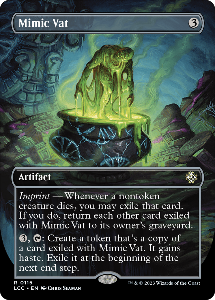 Mimic Vat (Borderless) [The Lost Caverns of Ixalan Commander] | Chromatic Games