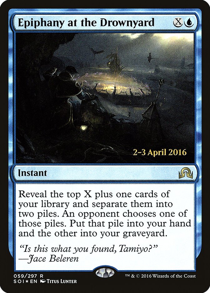 Epiphany at the Drownyard [Shadows over Innistrad Prerelease Promos] | Chromatic Games