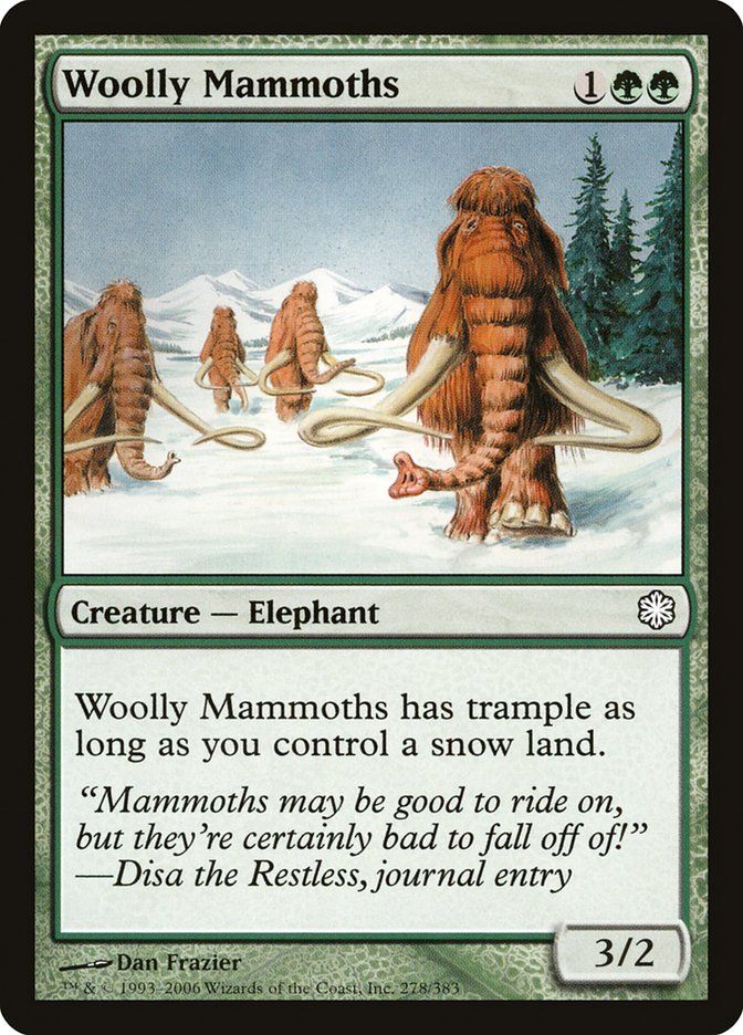 Woolly Mammoths [Coldsnap Theme Decks] | Chromatic Games