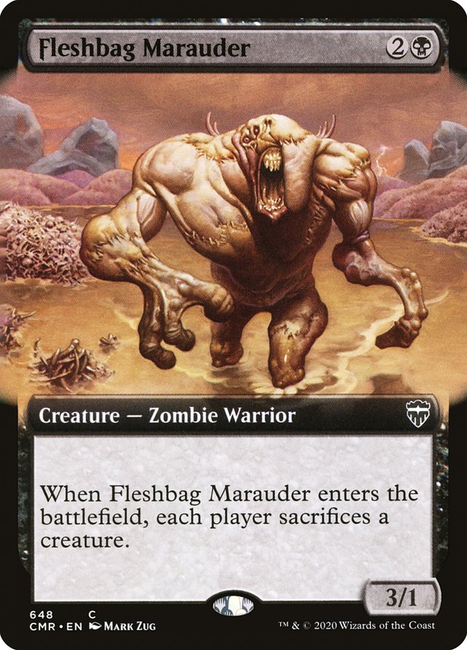 Fleshbag Marauder (Extended Art) [Commander Legends] | Chromatic Games