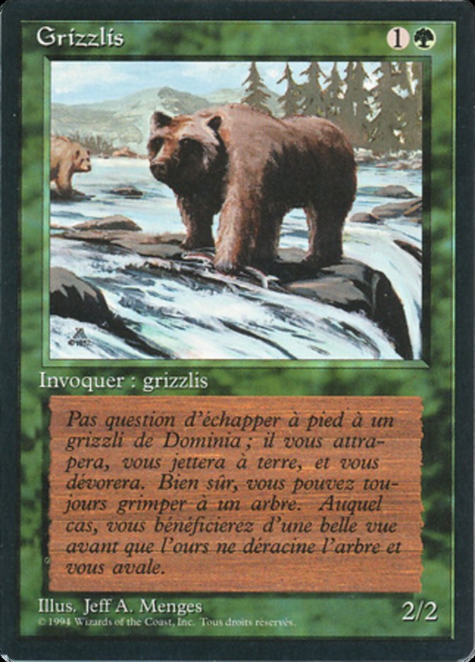 Grizzly Bears [Foreign Black Border] | Chromatic Games