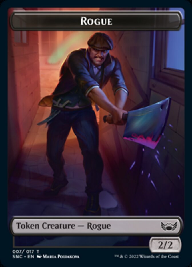 Rogue Token [Streets of New Capenna Tokens] | Chromatic Games