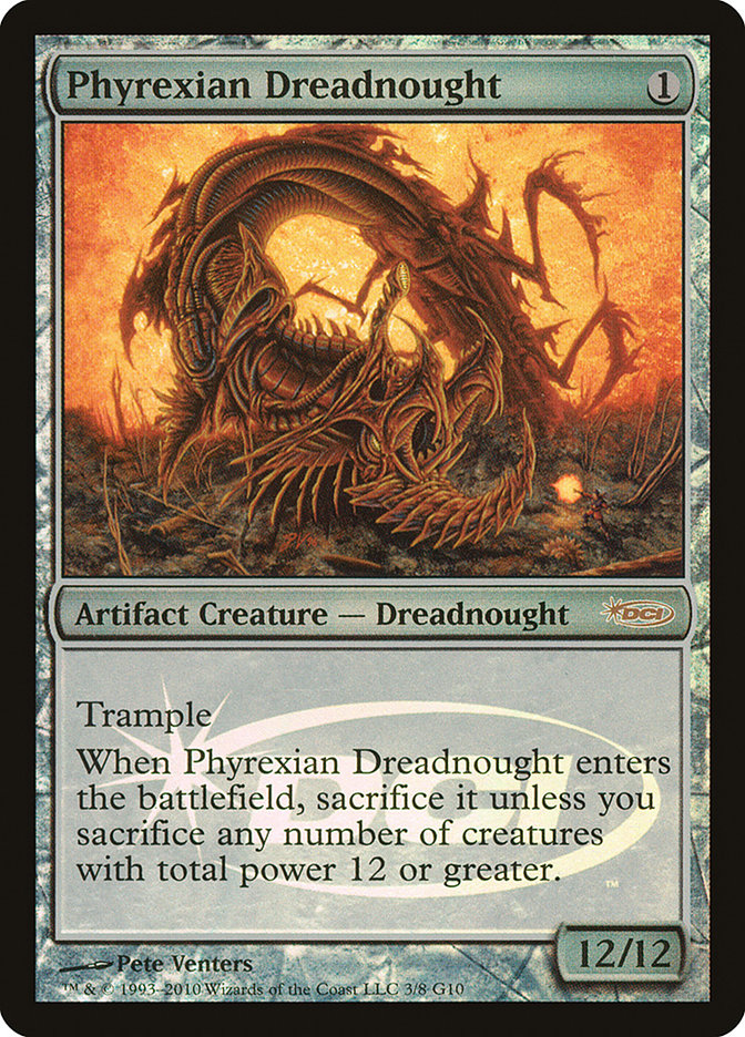 Phyrexian Dreadnought [Judge Gift Cards 2010] | Chromatic Games