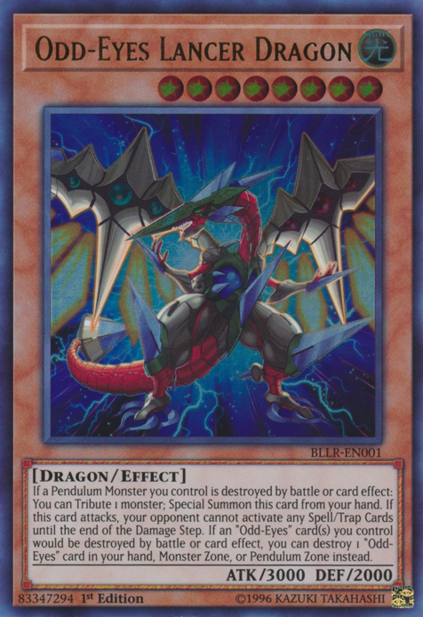 Odd-Eyes Lancer Dragon [BLLR-EN001] Ultra Rare | Chromatic Games