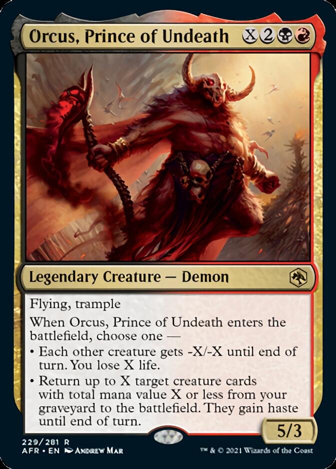 Orcus, Prince of Undeath [Dungeons & Dragons: Adventures in the Forgotten Realms] | Chromatic Games