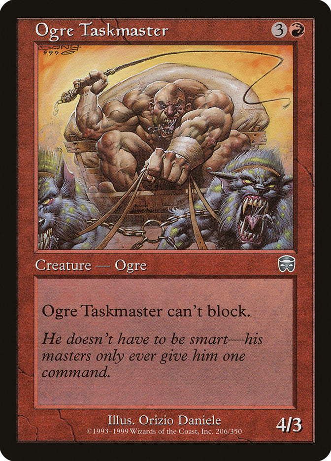 Ogre Taskmaster [Mercadian Masques] | Chromatic Games