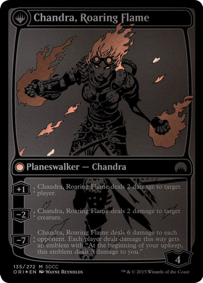 Chandra, Fire of Kaladesh // Chandra, Roaring Flame [San Diego Comic-Con 2015] | Chromatic Games