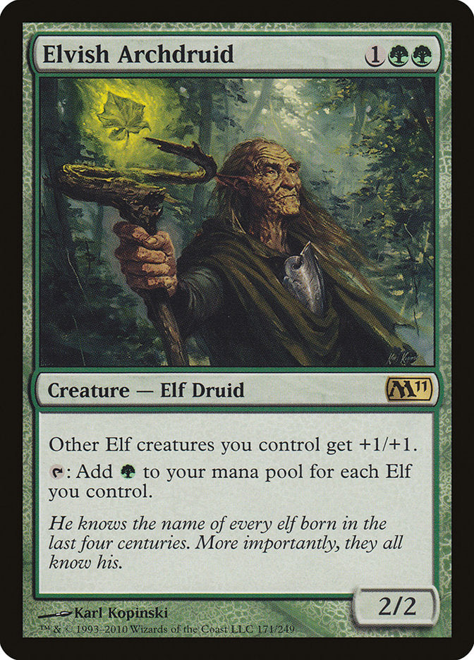 Elvish Archdruid [Magic 2011] | Chromatic Games