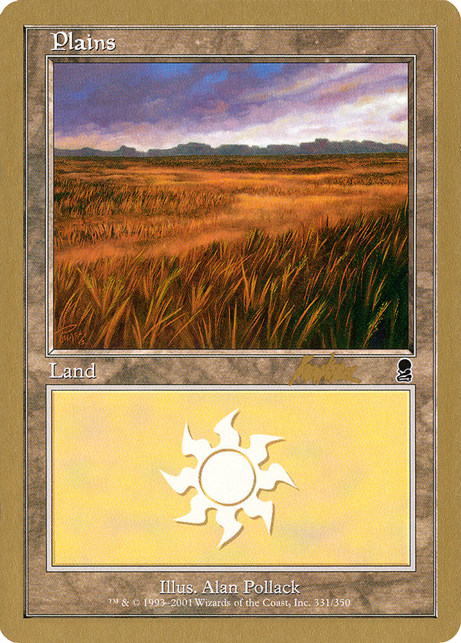 Plains (bk331a) (Brian Kibler) [World Championship Decks 2002] | Chromatic Games