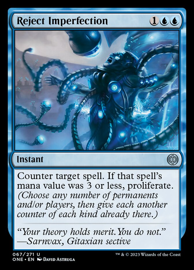 Reject Imperfection [Phyrexia: All Will Be One] | Chromatic Games