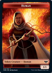 Insect // Human (010) Double-Sided Token [Innistrad: Crimson Vow Tokens] | Chromatic Games