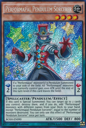 Performapal Pendulum Sorcerer [BOSH-EN090] Secret Rare | Chromatic Games