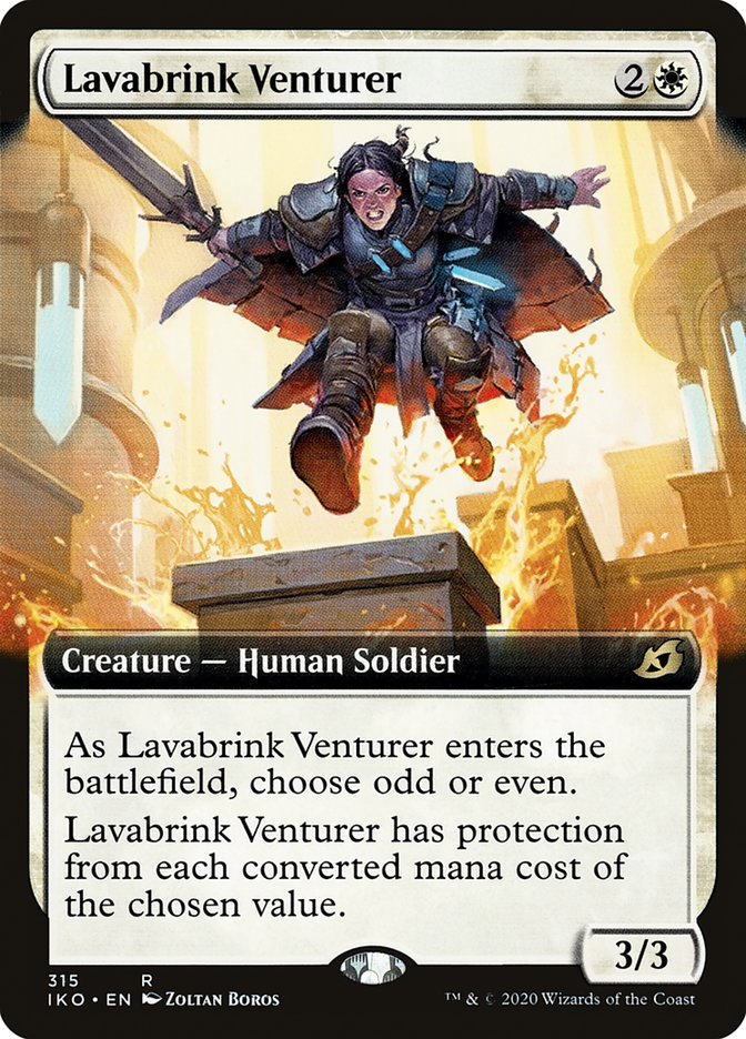 Lavabrink Venturer (Extended Art) [Ikoria: Lair of Behemoths] | Chromatic Games