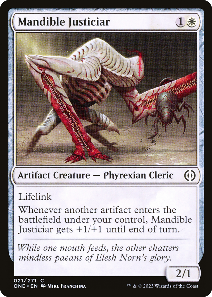 Mandible Justiciar [Phyrexia: All Will Be One] | Chromatic Games