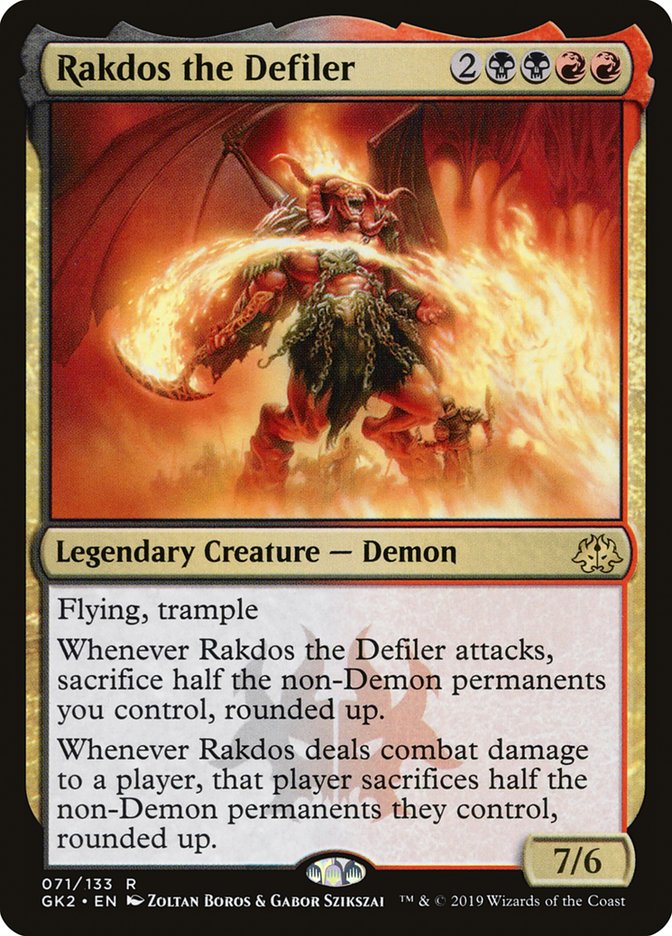 Rakdos the Defiler [Ravnica Allegiance Guild Kit] | Chromatic Games